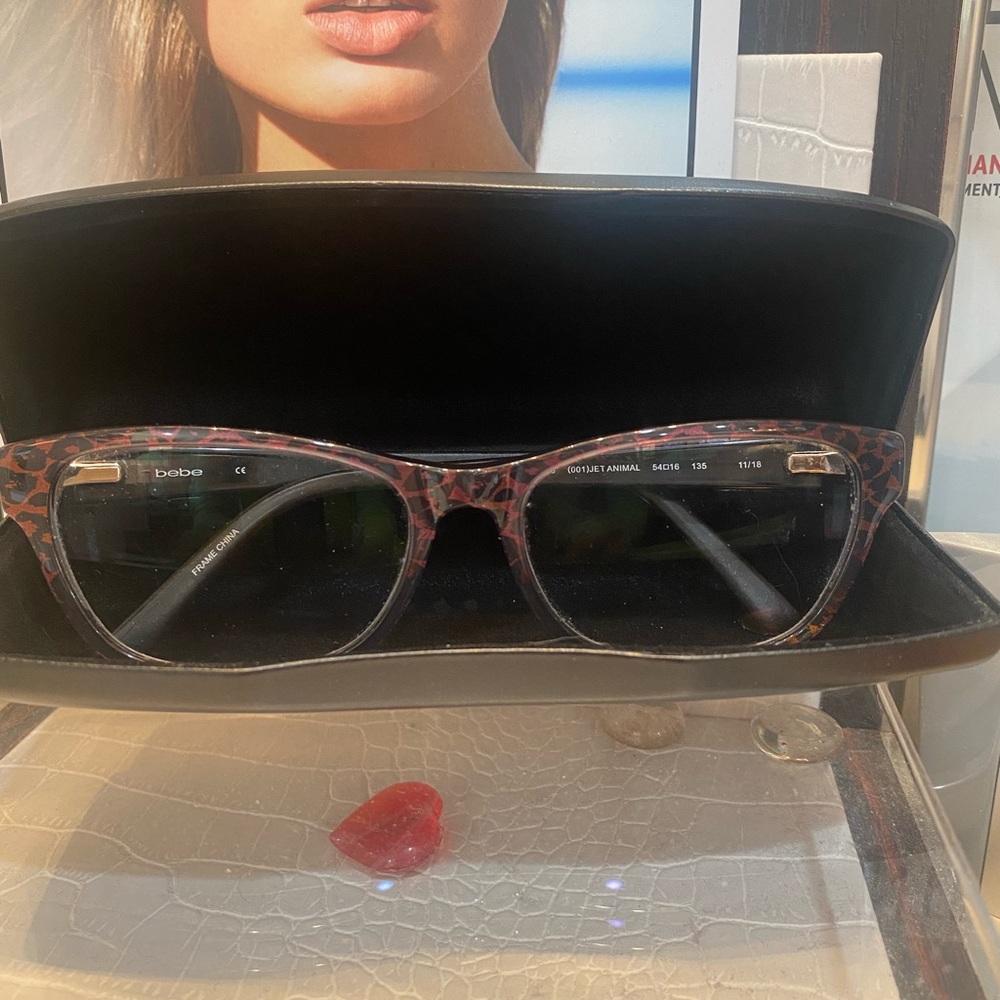 BEBE EYEGLASSES WITH CASE